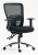 Kancelárska stolička, s opierkami, čierne čalúnenie, sieťové operadlo, čierny podstavec, MaYAH  "HD", čierna