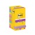 Samolepiace bloky, 76x76 mm, 100 listov, 3M POSTIT "Super Sticky", mix