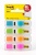 Záložky v dávkovači, plastové, 4x35 listov, 12x43 mm, 3M POSTIT, živé farby