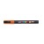 Dekoračný popisovač, 0,9-1,3 mm, UNI "Posca PC-3M", oranžový